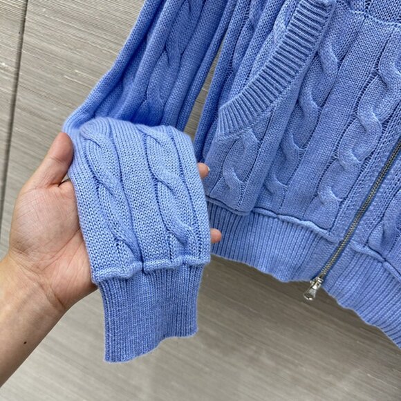 Ralph Lauren Knit Hooded Cardigan - Picture 6 of 8